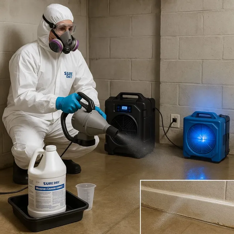 Sanitization and Odor Removal process in Frazier Park, CA